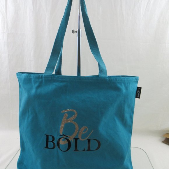 Lancome Teal Be Bold Tote Bag - Picture 2 of 6